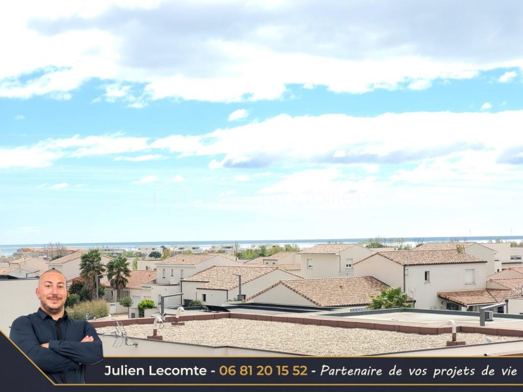 Appartement 37m² vue mer à Sérignan – 2 pièces – 1 chambre – 36 m²