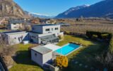 Villa contemporaine avec piscine à Fully ! – NR pièces – 5 chambres – 207 m²