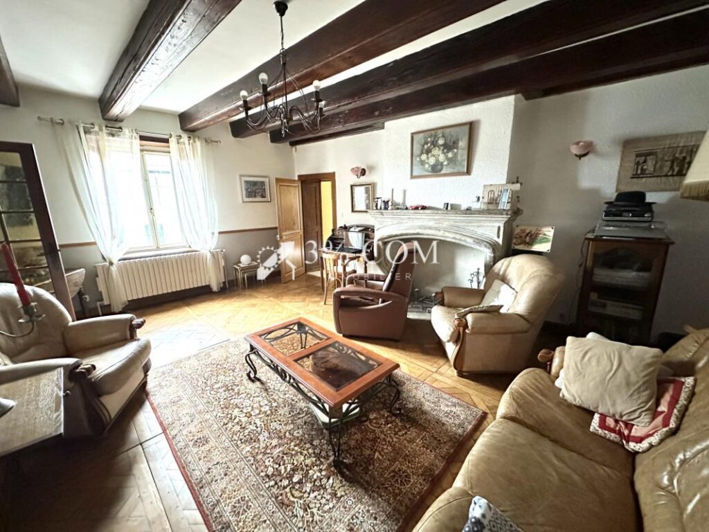 MAISON DE VILLAGE 300 M2 – TERRAIN 8.5 HECTARES – BOX POUR C – 12 pièces – 5 chambres – 300 m²