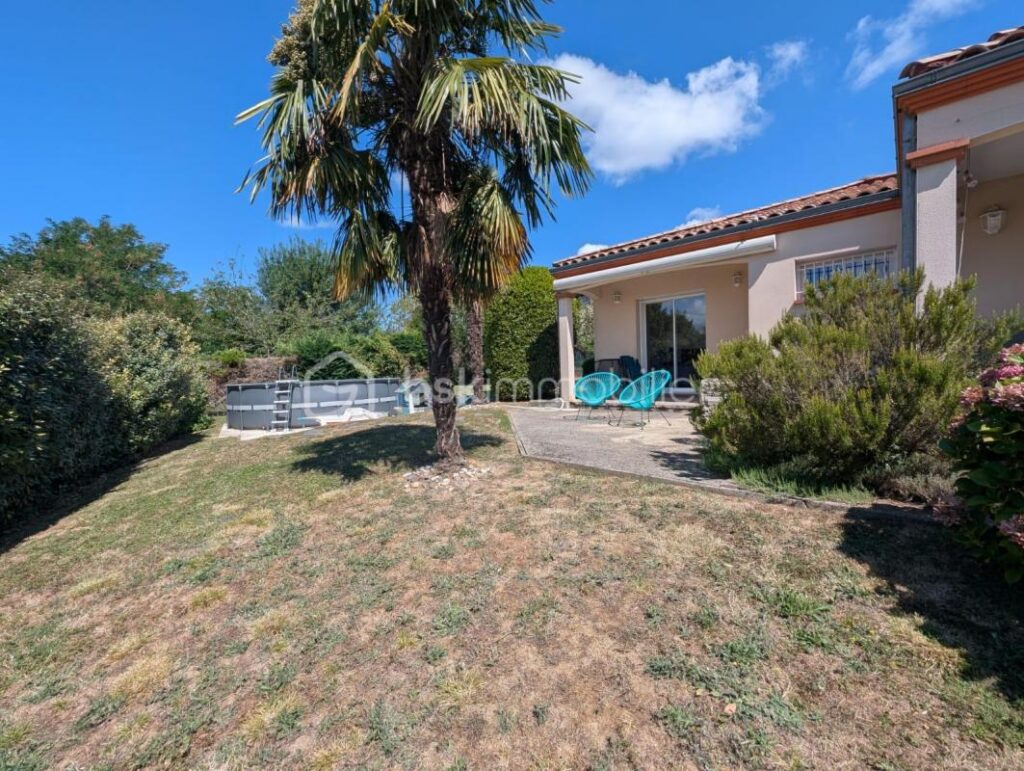 Rouffiac-Tolosan centre – Villa 189 m² au calme avec vue Pyrénées – 6 pièces – 4 chambres – 189 m²