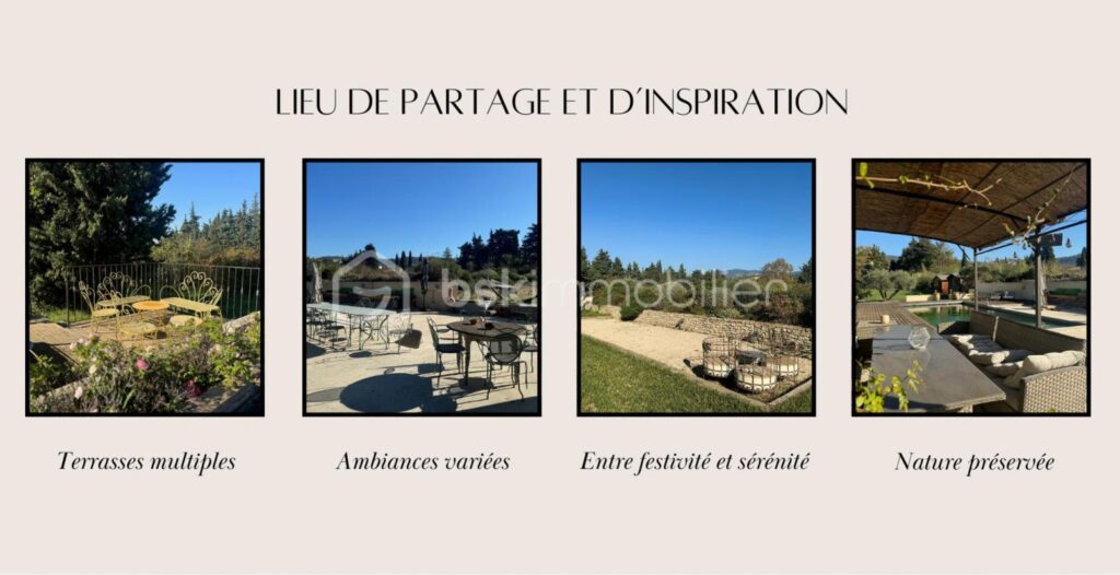 Demeure d’exception au cœur du Lubéron, vue panoramique et jardin d’hiver – 9 pièces – 5 chambres – 400 m²