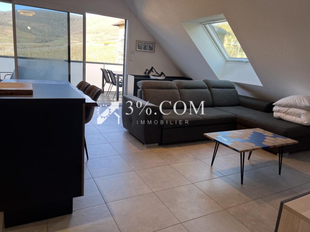 Bel Appartement de qualité au sein d’une petite copropriété – 2 pièces – 1 chambre – 46 m²