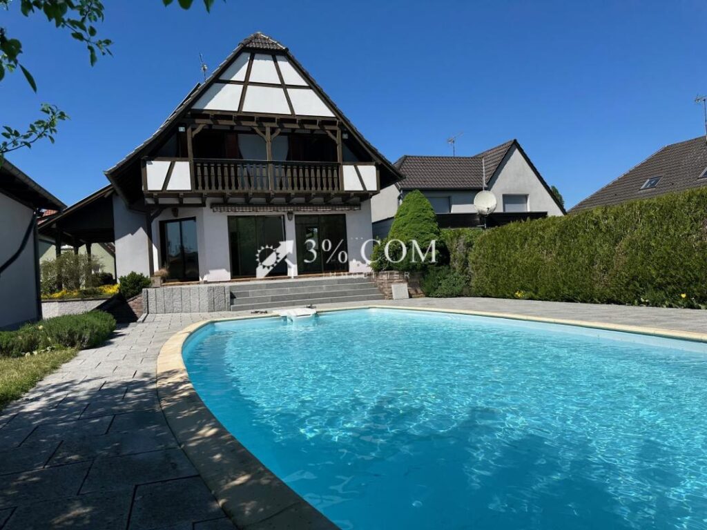 3%.COM – Maison avec piscine – 5 pièces – 3 chambres – 169 m²