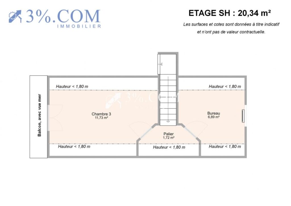 Maison avec vue panoramique – 6 pièces – 3 chambres – 132 m²