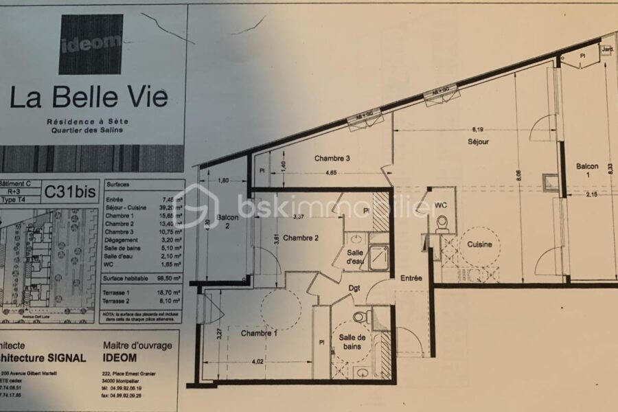 Appartement à vendre à Sete