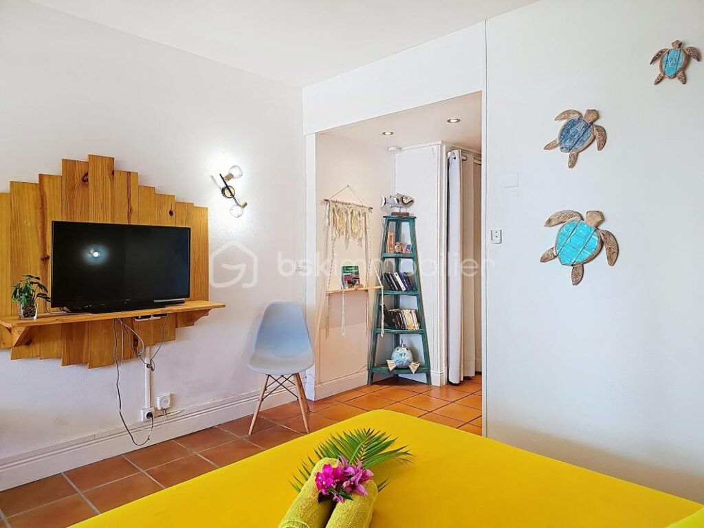 Splendide studio vue mer Anse des Rochers – 1 pièce – 1 chambre – 20 m²