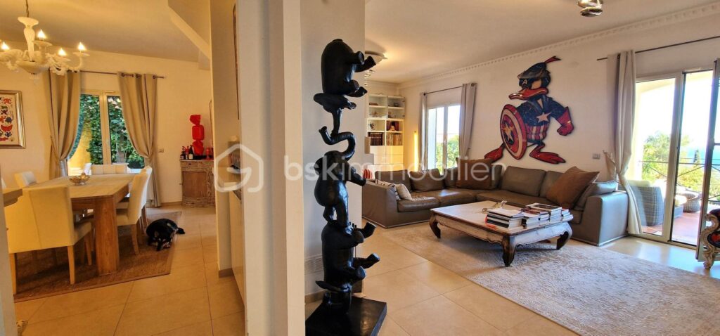 La Turbie Villa d’exception avec vue mer – élégance, confort et raffinement – 6 pièces – 4 chambres – 241 m²
