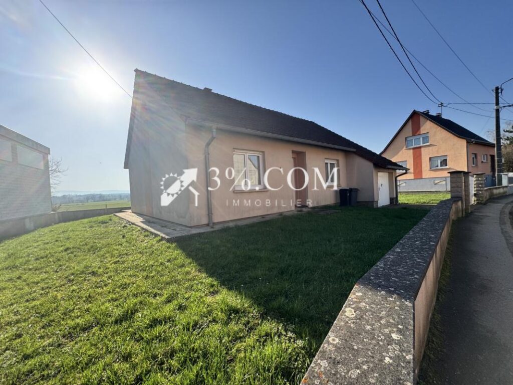 Maison plain pied 83m2 avec 2 chambres à rafraîchir sur 4 – 3 pièces – 2 chambres – 83 m²