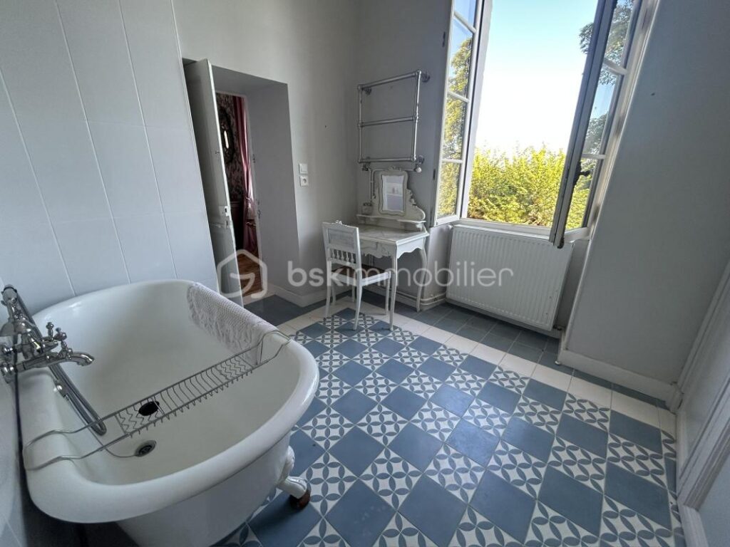 CHÂTEAU et SA MAISON de Gardien – VUE -TERRAIN – PISCINE – DÉPENDANCES – NR pièces – 12 chambres – 722 m²