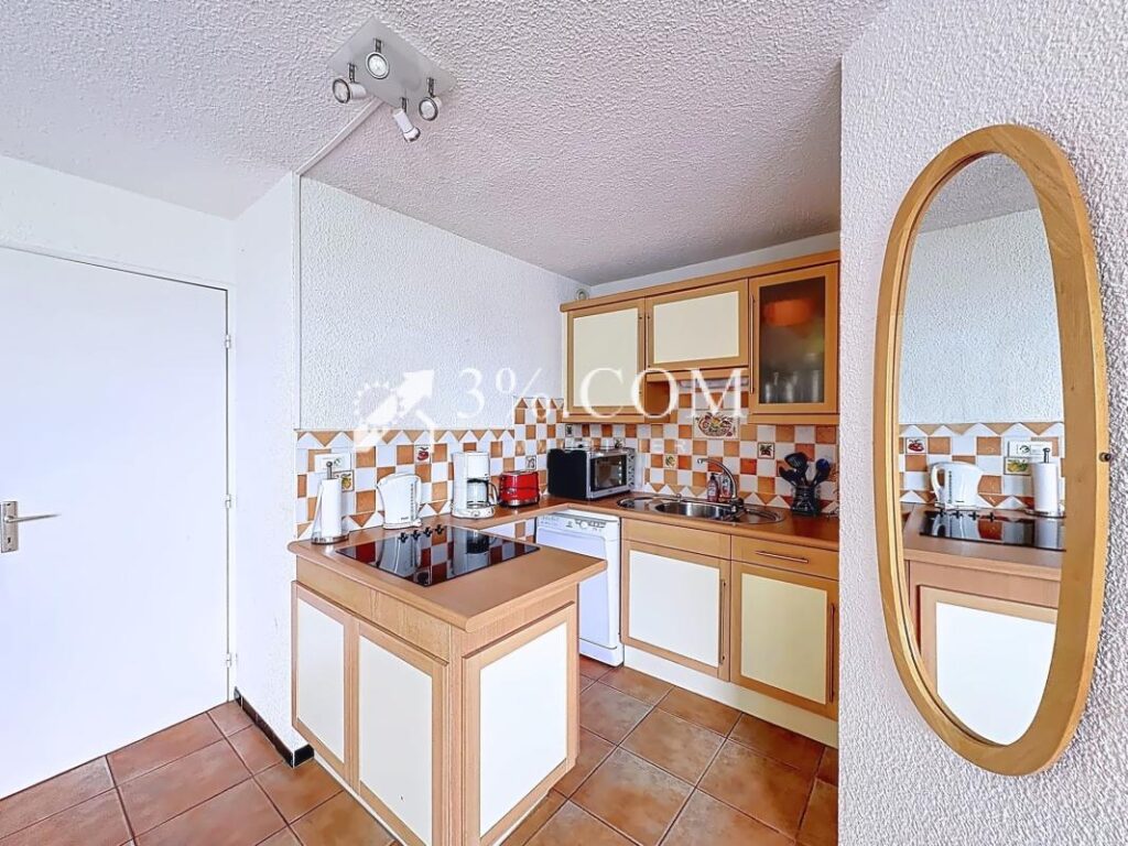 Charmant appartement 3 pièces de 41.61 m2 avec vue sur le po – 3 pièces – 2 chambres – 41 m²