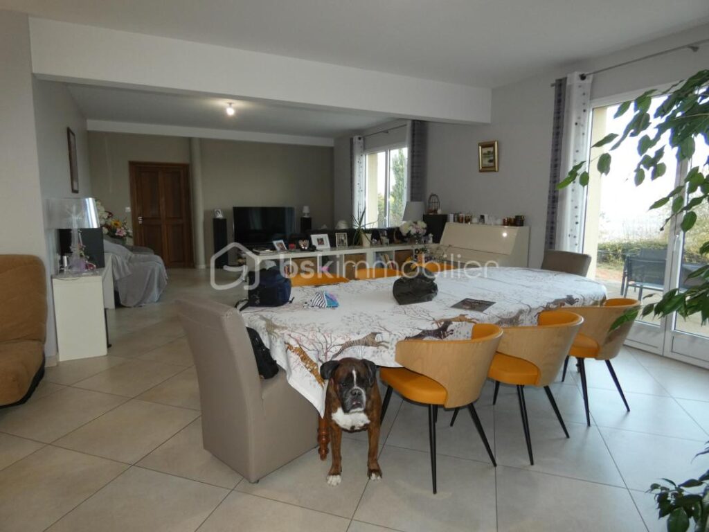 A proximité de Roanne, Villerest 42300, superbe maison de caractère, 9 pièces, 6 chambres, cadre de vie exceptionnel et vue panoramique sur le lac de VILLEREST – 9 pièces – 6 chambres – 377 m²