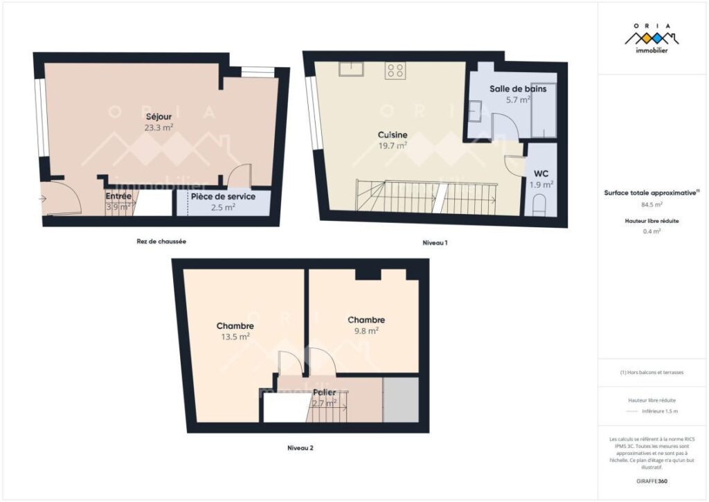 Maison de village à Bayonville-sur-Mad – 4 pièces – 2 chambres – 83 m²