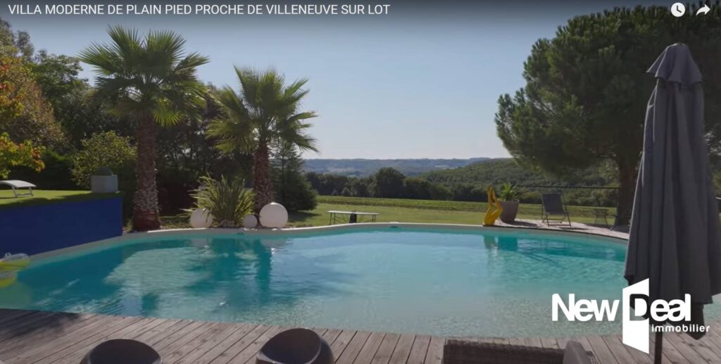 VILLA MODERNE PROCHE DE VILLENEUVE SUR LOT – 6 pièces – 4 chambres – 171 m²
