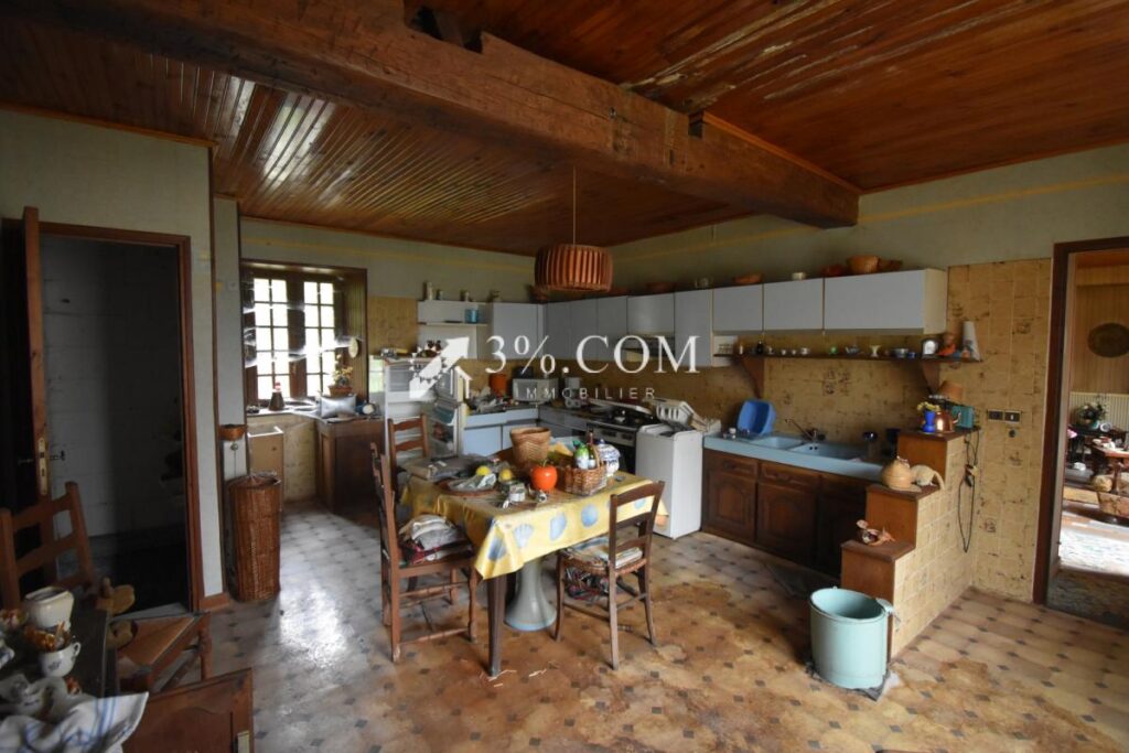 Ancien moulin de 154 m2, 3 chambres, 2 bureaux, dans écrin d – 5 pièces – 3 chambres – 153 m²