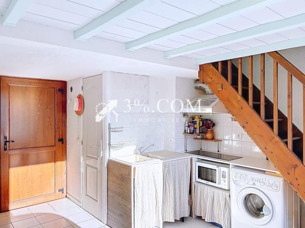 Charmant Duplex meublé 3 pièces de 37.6 m2 avec piscine & pl – 3 pièces – 2 chambres – 37 m²