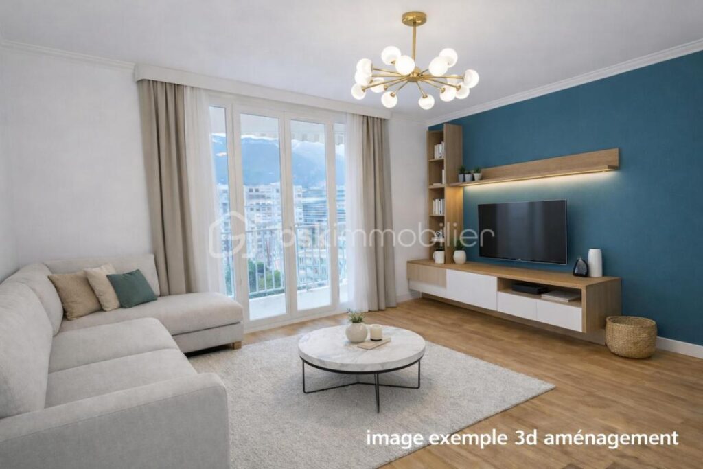 appartement T3 à rénover dans résidence quartier eaux claires – 4 pièces – 3 chambres – 83 m²