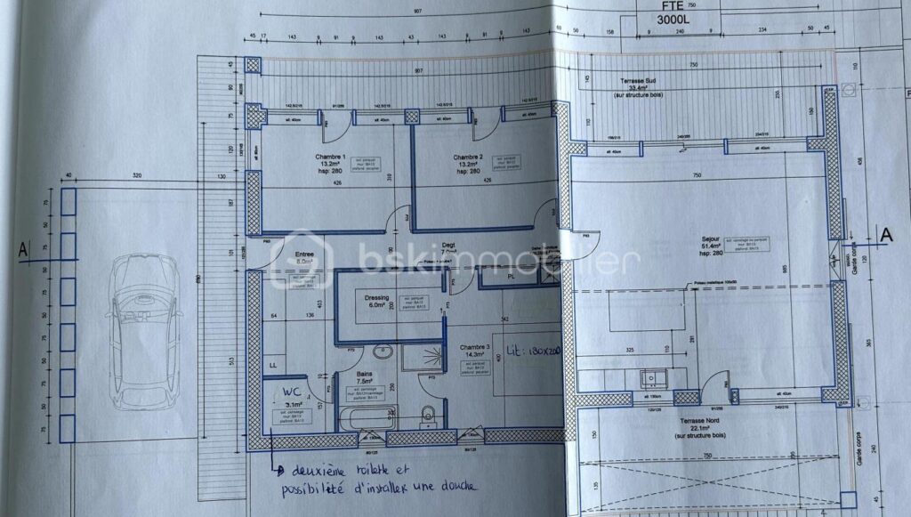 Maison Contemporaine d’Architecte de 2020 située à Loubéjac 24550 – 4 pièces – 3 chambres – 135 m²