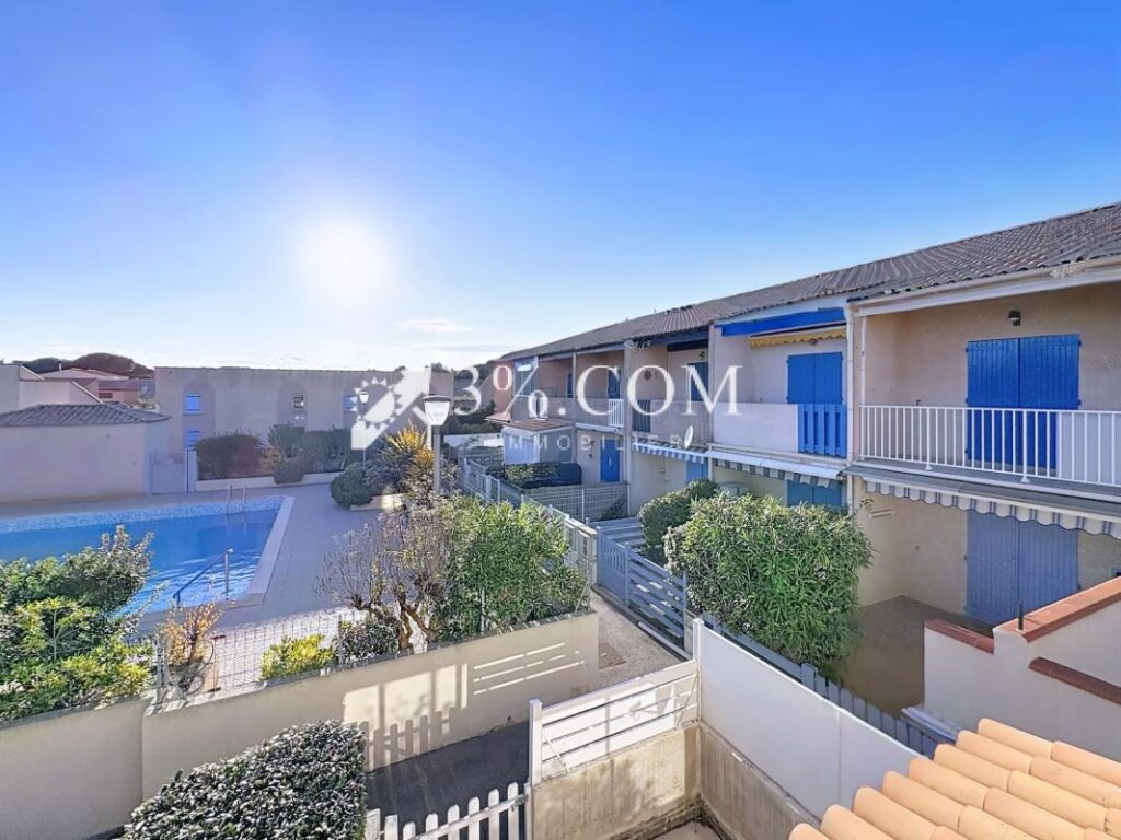 Charmant Duplex meublé 3 pièces de 37.6 m2 avec piscine & pl – 3 pièces – 2 chambres – 37 m²