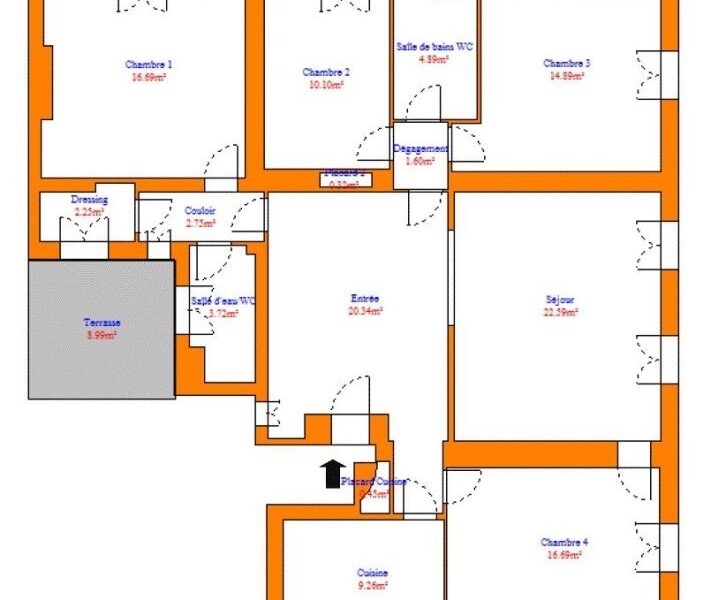 Appartement à louer à Nice