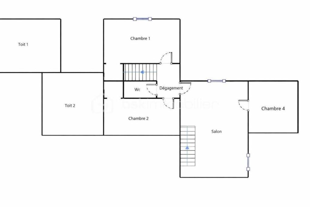Maison Atypique avec jardin au Teil – 6 pièces – 4 chambres – 142 m²