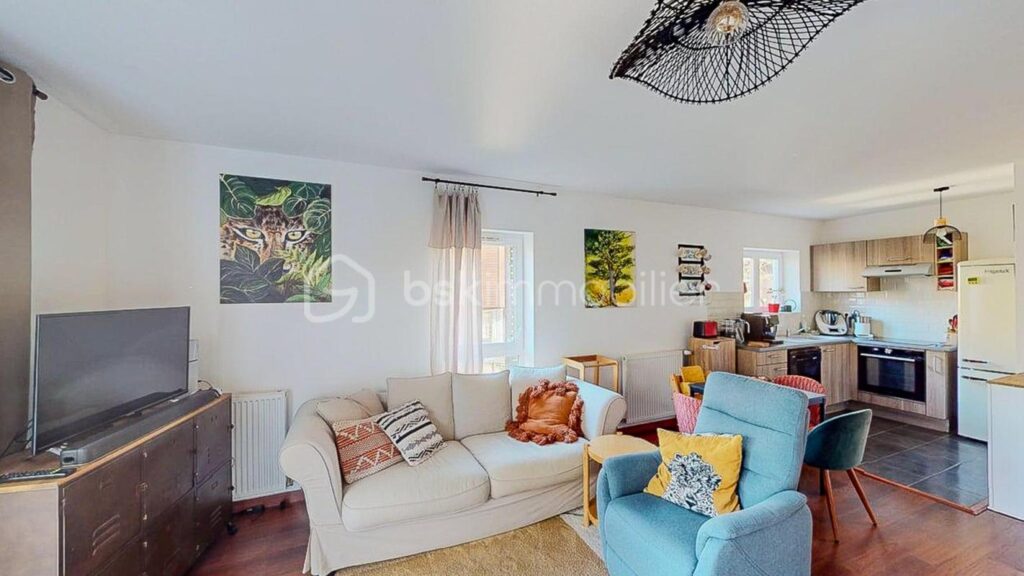 T3 en duplex – Belle terrasse avec vue dégagée – Quartier du Séqué à Bayonne – 3 pièces – 2 chambres – 60 m²