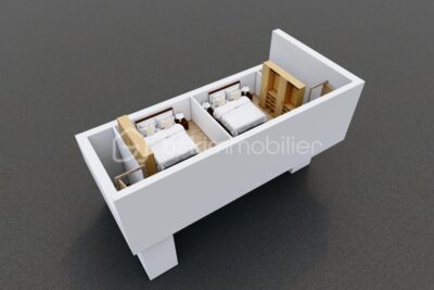 T3 Duplex 59m² (47m² Carrez) – PALAVAS Rive gauche – 3 pièces – 2 chambres – 47 m²