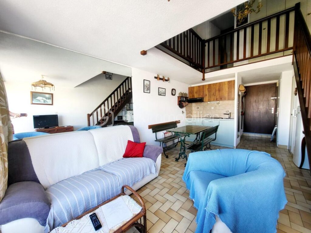 Appartement vue mer – Quartier Casino – 30 m de la plage – 2 pièces – 1 chambre – 43 m²