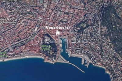 Penthouse Nice Port – Dernier étage – vue latérale Port – Grand Balcon – Garage – 5 pièces – 3 chambres – 182 m²