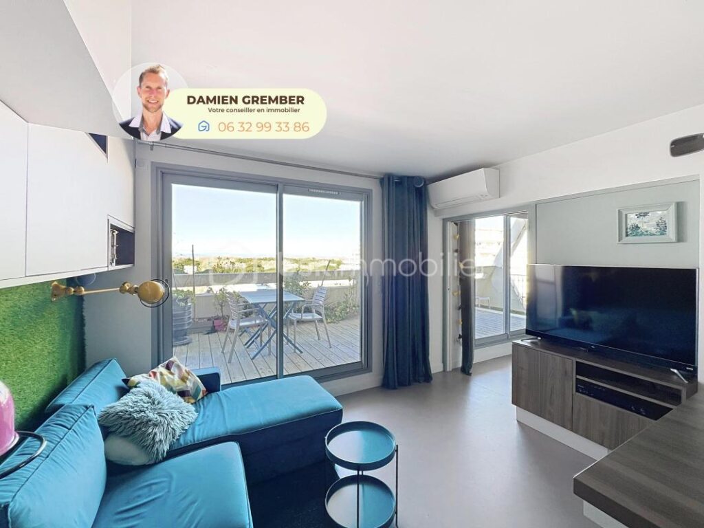 🏖️ T4 lumineux traversant avec terrasse 35m² et vue panoramique – La Grande-Motte – 4 pièces – 3 chambres – 57 m²