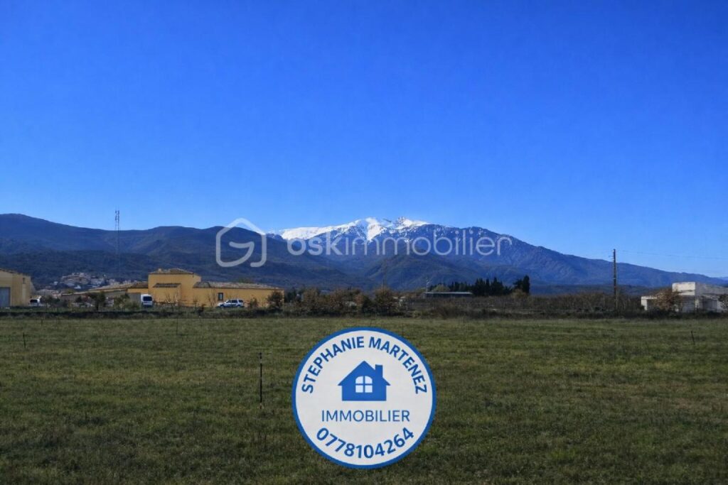 Maison contemporaine plain-pied à Vinça avec vue imprenable sur le Canigou – 4 pièces – 3 chambres – 89 m²
