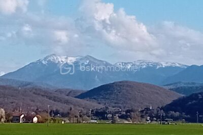 Terrain constructible 1578 m² vue sur la chaîne des Pyrénées – NR pièces – NR chambres – 1633 m²