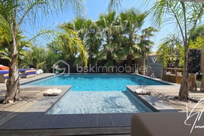 A vendre : Maison d&rsquo;Architecte, studio indépendant, Piscine, au Beausset, Var – 6 pièces – 5 chambres – 200 m²