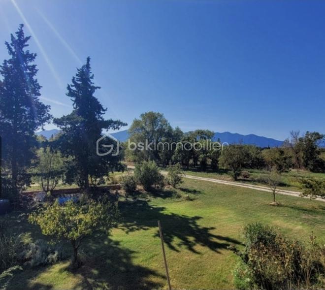 A VENDRE MAISON ECOLOGIQUE 4 FACES DE 100M² SUR TERRAIN AGRICOLE BIO DE 17843M² A ORTAFFA – HORS LOTISSEMENT – TROIS CHAMBRES – VUE SUR LES ALBERES – DEPENDANCE DE 40M² – 4 pièces – 3 chambres – 100 m²