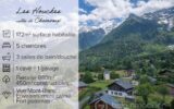 Chalet vue Mont-Blanc, vallée de Chamonix – 7 pièces – 5 chambres – 172 m²