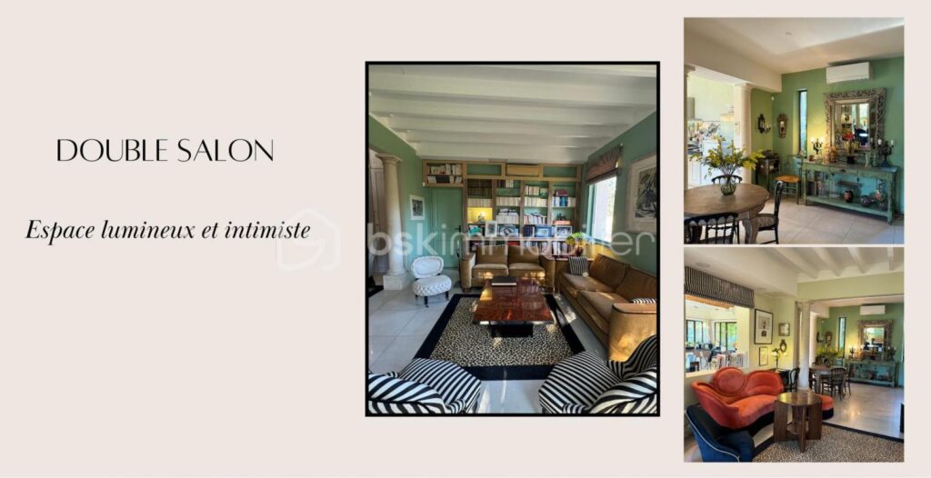 Demeure d’exception au cœur du Lubéron, vue panoramique et jardin d’hiver – 9 pièces – 5 chambres – 400 m²