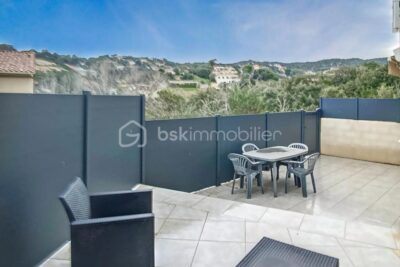 Agosta – Charmant appartement en pleine campagne corse avec terrasse ensoleillée de 35 m2 – 1 pièce – 1 chambre – 26 m²