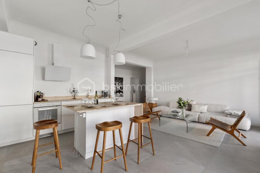 Appartement d’exception de 90 m2 – Boulevard Gambetta, Nice – 4 pièces – 2 chambres – 90 m²