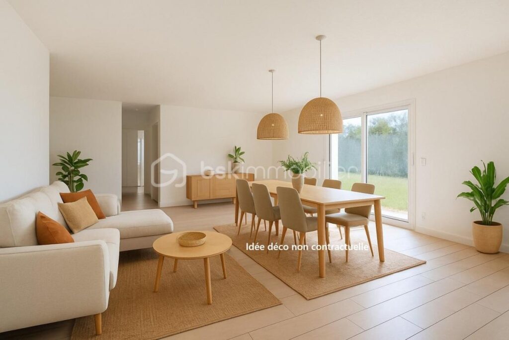 🏡 Maison moderne 110 m² – 3 chambres – Terrain 1 400 m² – Montpeyroux (24610) – 5 pièces – 3 chambres – 110 m²