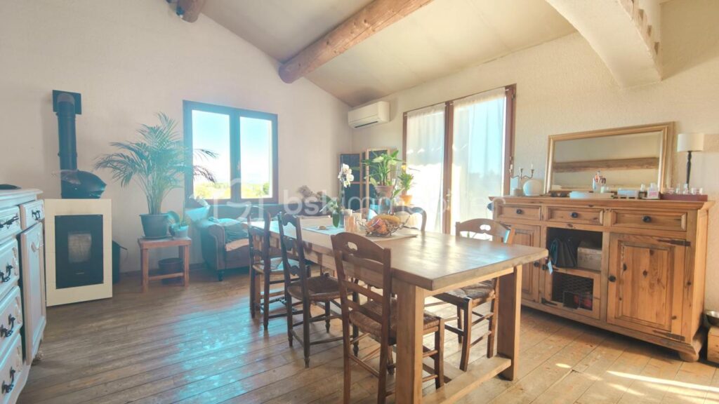 Maison avec vue panoramique à vendre proche de Grignan – Drôme Provençale – 5 pièces – 2 chambres – 70 m²
