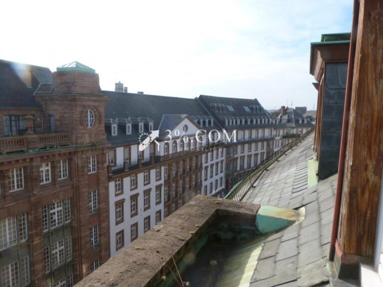 3%.COM : Strasbourg-Place Kleber T3 dernier étage – 3 pièces – 2 chambres – 55 m²