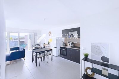 Appartement T2 moderne de 48 m2 avec terrasse et vue dégagée – 2 pièces – 1 chambre – 48 m²