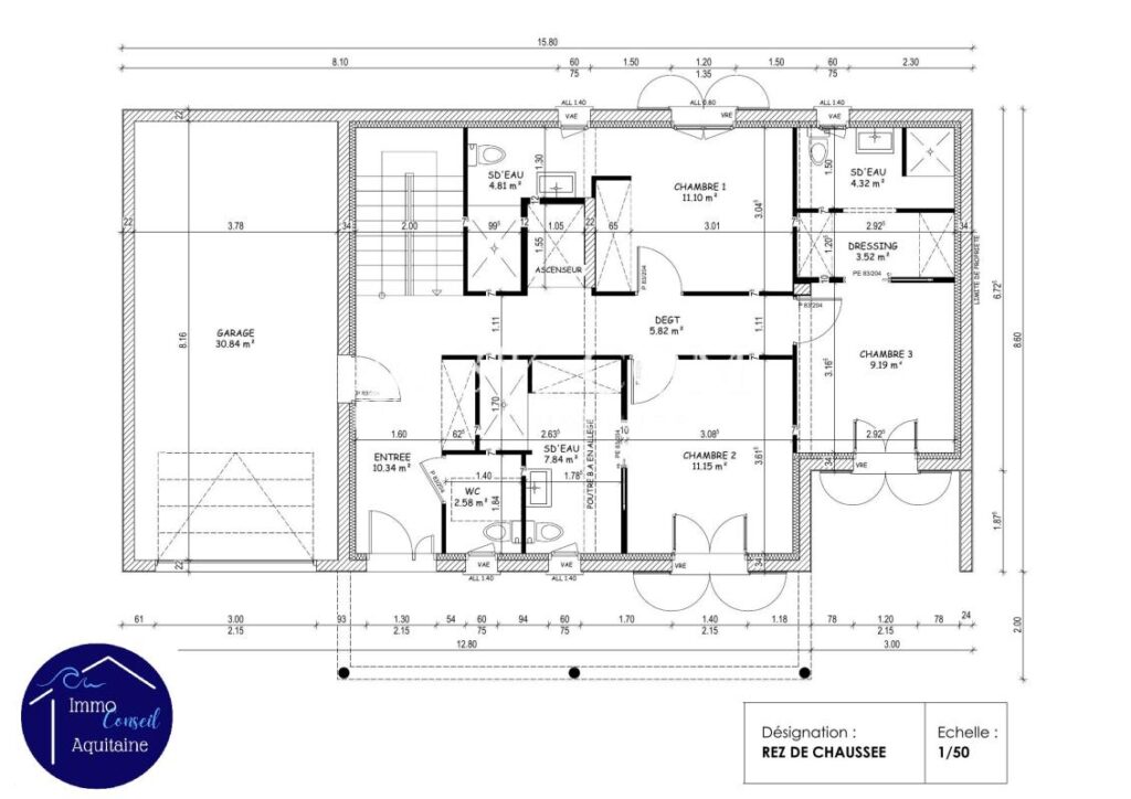 Villa 2024 style BELLE EPOQUE 5 pièces 170 m2 VUE MER à Sai – 5 pièces – 4 chambres – 170 m²