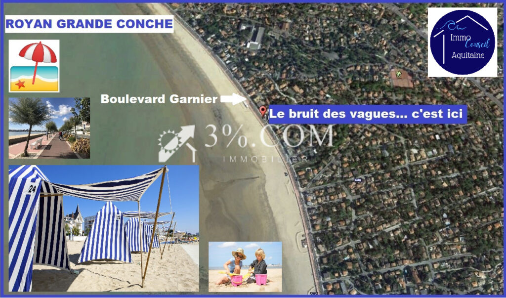 Villa 2025 style BELLE EPOQUE 6 pièces 176 m2 à Royan face – 6 pièces – 3 chambres – 176 m²