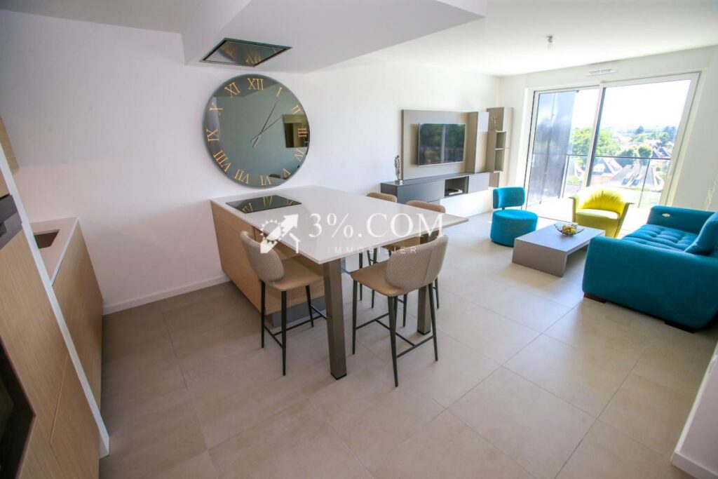 Appartement de haut standing meublé au Wacken à côté du Parl – 4 pièces – 3 chambres – 78 m²