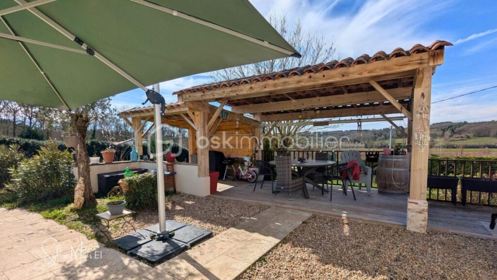 Plain-pied avec Piscine – garage – Portes du Périgord Noir – 4 pièces – 3 chambres – 106 m²