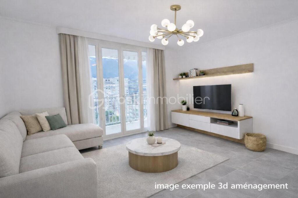 appartement T3 à rénover dans résidence quartier eaux claires – 4 pièces – 3 chambres – 83 m²