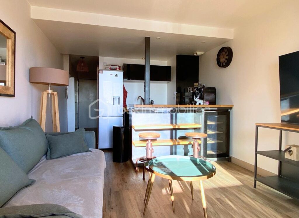 Appartement proche centre ville avec vue mer – 2 pièces – 1 chambre – 25 m²