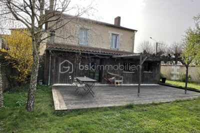 Maison en pierre avec dépendances et grand jardin – 5 pièces – 4 chambres – 132 m²