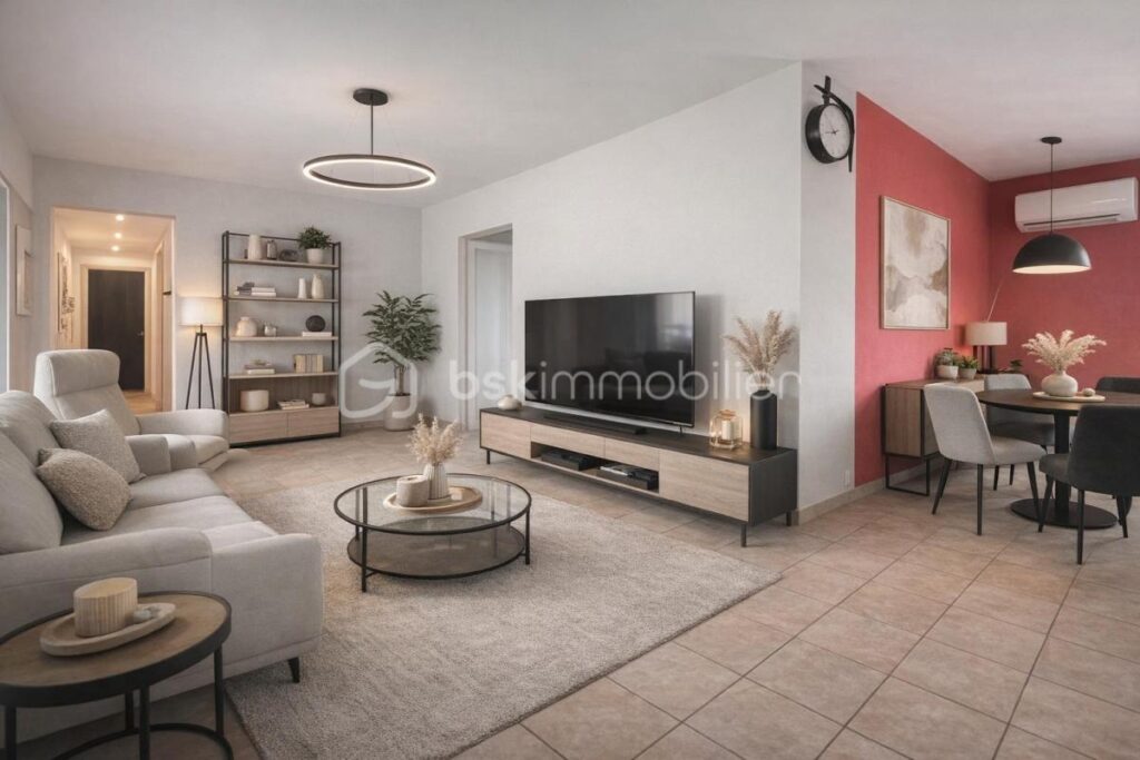 Maison 109m2 de plain pied Méjannes les Alès – 5 pièces – 3 chambres – 109 m²