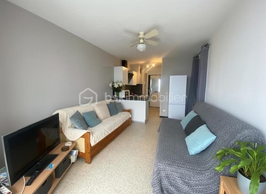 Studio cabine 28 m² – – Vue mer latérale – 1 pièce – NR chambres – 27 m²